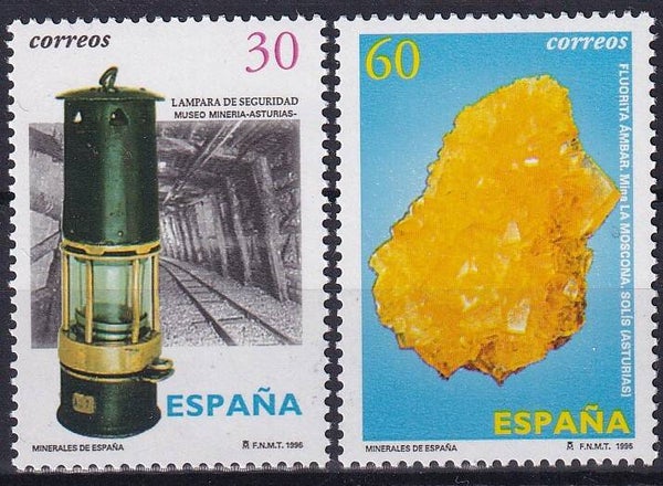 Spanje - 1996 - Mineralen - Postfris