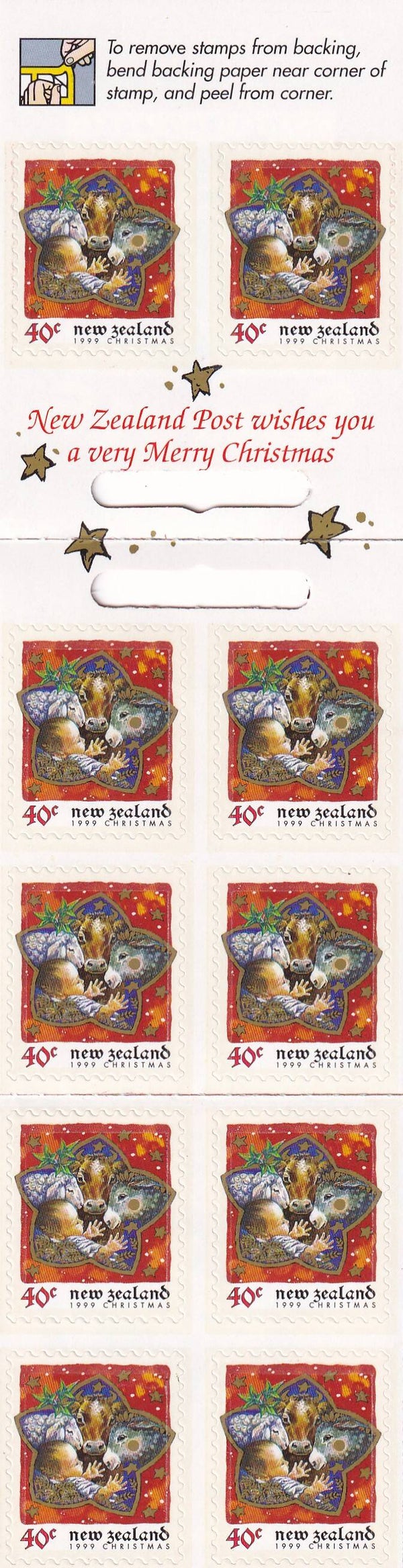 Nieuw Zeeland - 1999 - Kerst - Boekje - Postfris
