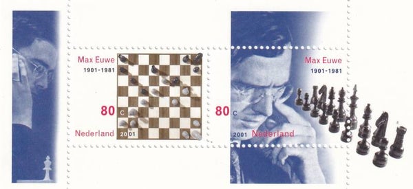 Nederland - 2001 - Schaken / M.Euwe - Postfris