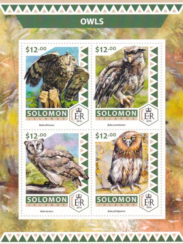 Salomon Islands - 2016 - Uilen - Postfris