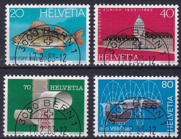 Zwitserland - 1983 - Mix - Gestempeld