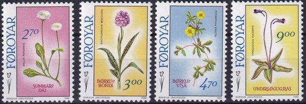 Faroer - 1988 - Bloemen - Postfris
