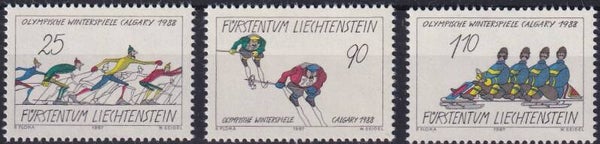 Liechtenstein - 1987 - Olympische spelen - Postfris