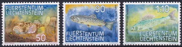Liechtenstein - 1987 - Vissen - Postfris