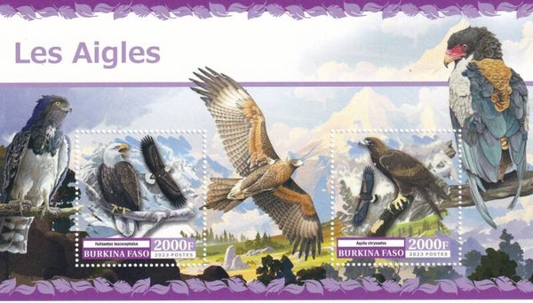 Burkina Faso - 2023 - Roofvogels - Postfris
