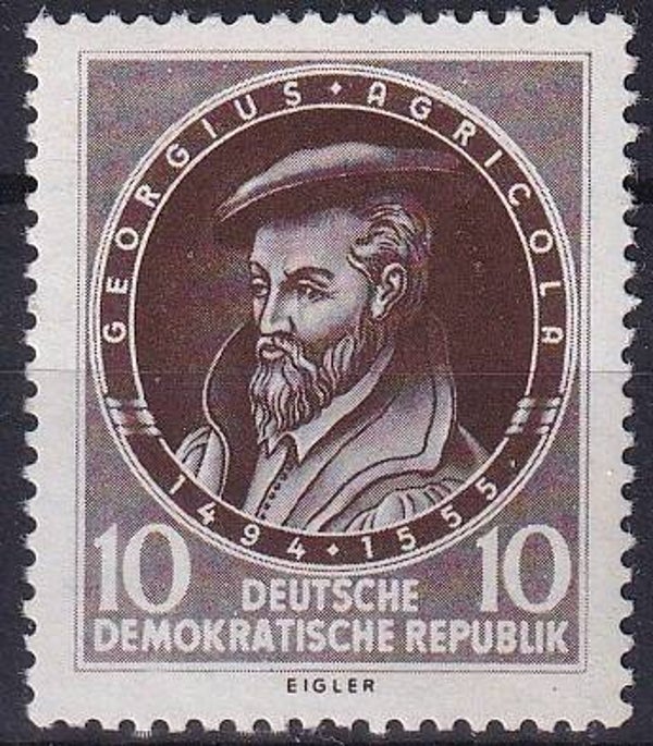 DDR - 1955 - G.Agricola - Postfris