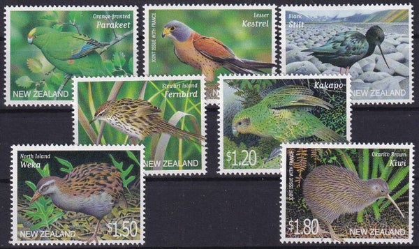 Nieuw Zeeland - 2000 - Vogels - Postfris