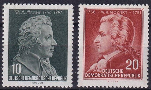 DDR - 1956 - Mozart - Postfris ***