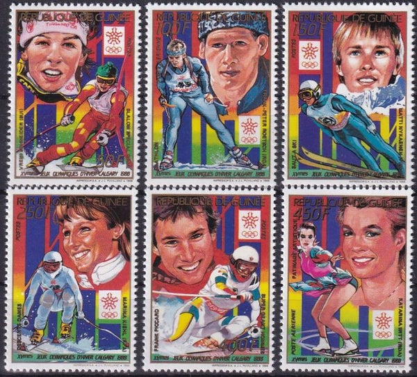 Guinee - 1988 - Olympische spelen / Winnaars - Postfris