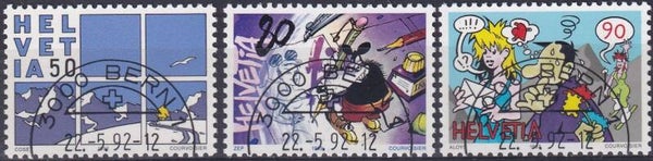 Zwitserland - 1992 - Strips - Gestempeld