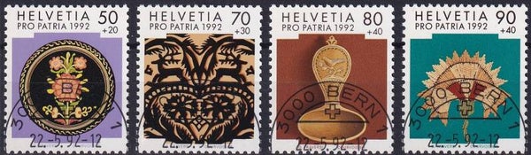 Zwitserland - 1992 - Pro Patria - Gestempeld