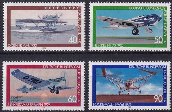 Duitsland - 1979 - Vliegtuigen - Postfris