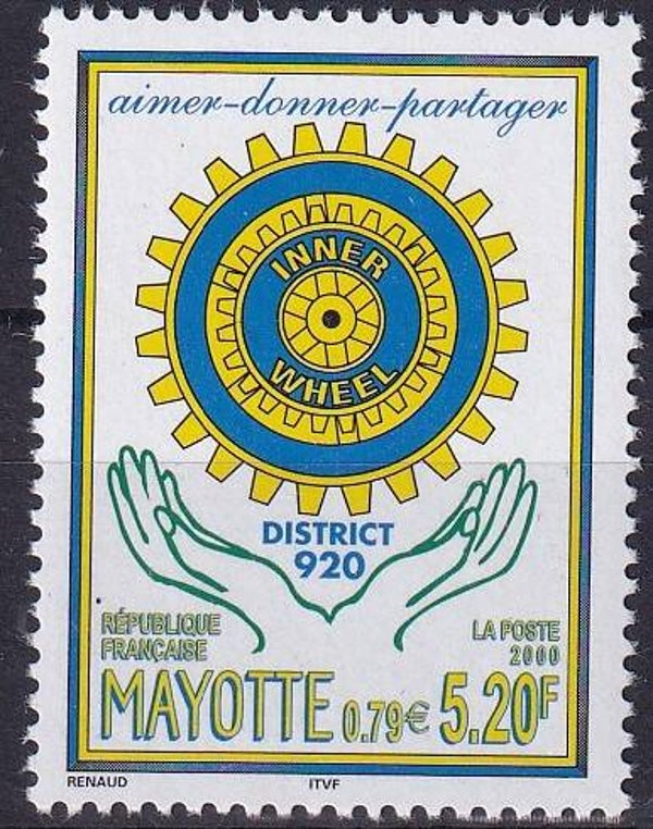 Mayotte - 2000 - District 920 - Postfris