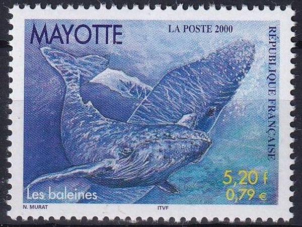 Mayotte - 2000 - Walvis - Postfris