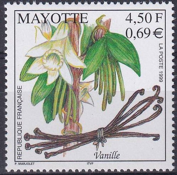 Mayotte - 1999 - Vanille - Postfris
