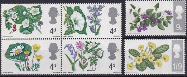 Engeland - 1967 - Bloemen - Postfris