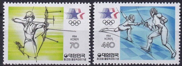 Zuid Korea - 1984 - Olympische spelen - Postfris