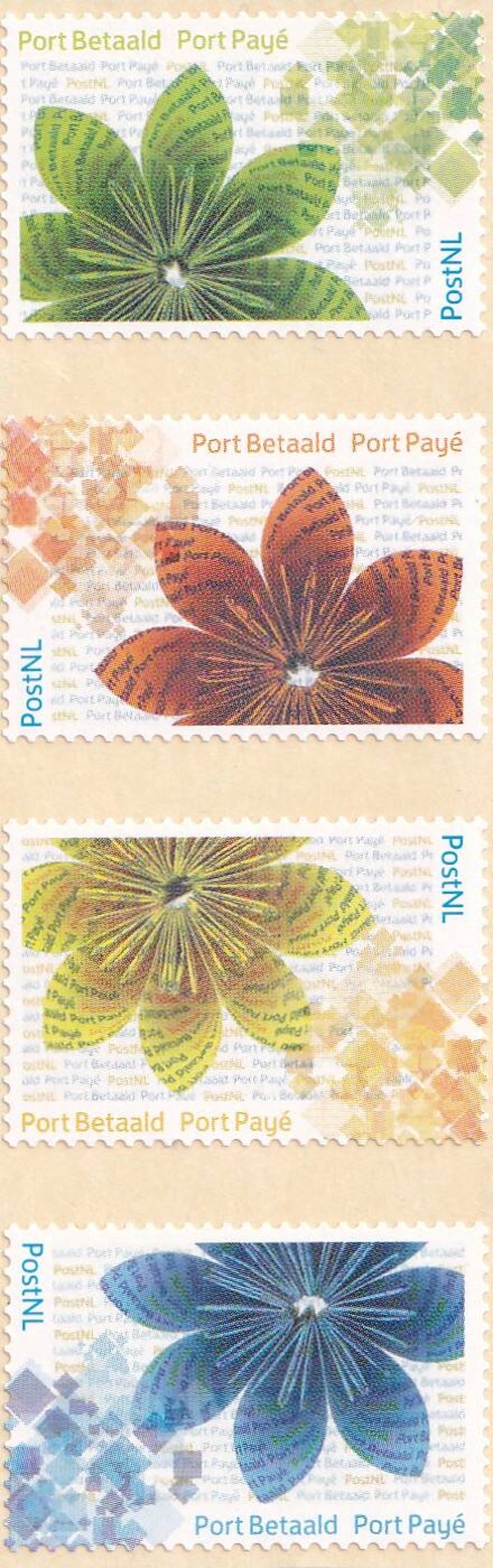 Nederland - 2012 - Port betaald / Bloemen - Postfris