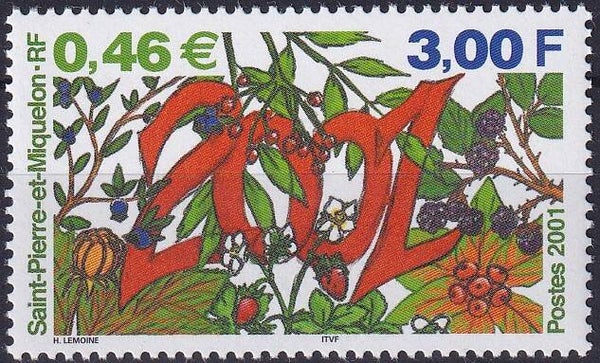 St Pierre et Miquelon - 2000 - Nieuwjaar - Postfris