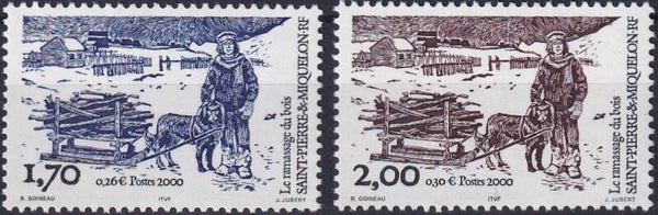 St Pierre et Miquelon - 2000 - Hout - Postfris