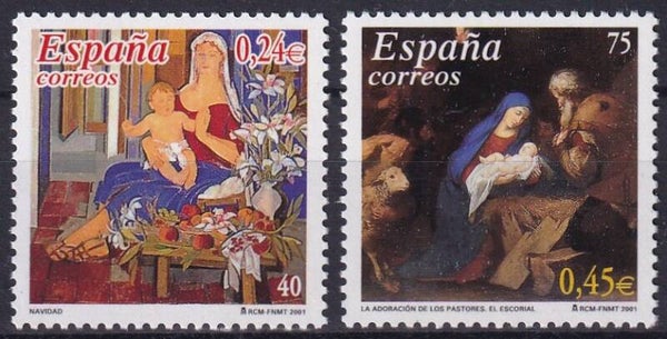 Spanje - 2001 - Kerst - Postfris