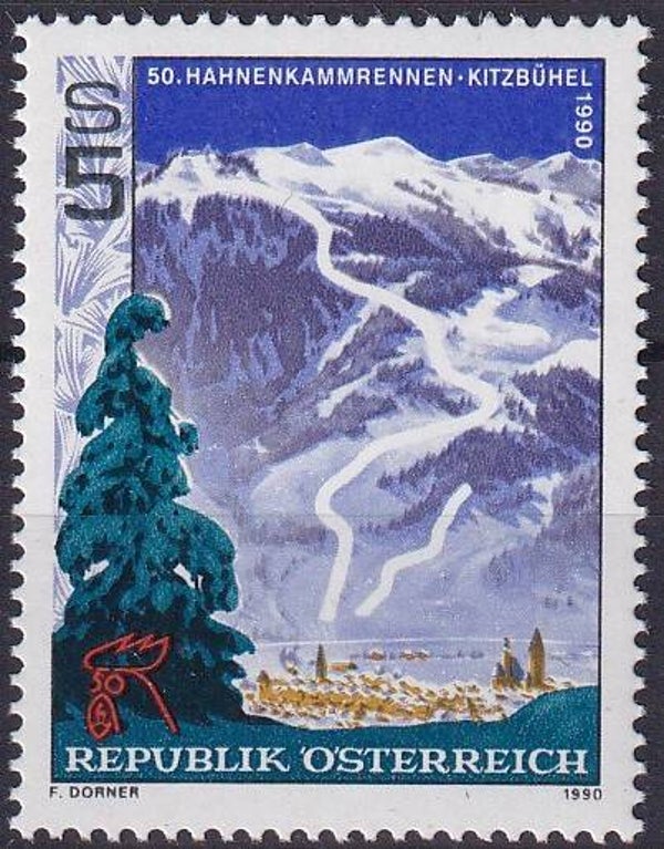 Oostenrijk - 1990 - Hahnenkammrennen - Postfris