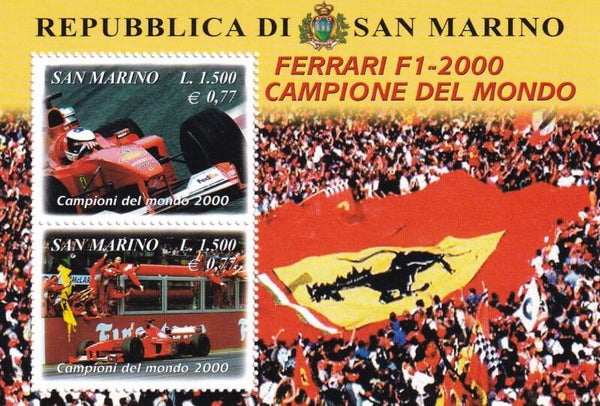 San Marino - 2001 - M Schumacher - Postfris