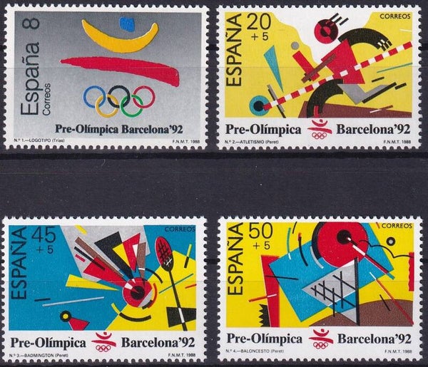 Spanje - 1988 - Olympische spelen - Postfris