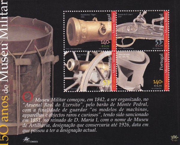 Portugal - 2001 - Militair museum - Postfris
