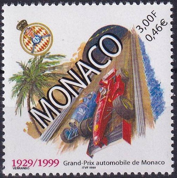 Monaco - 1999 - Formule 1 - Postfris