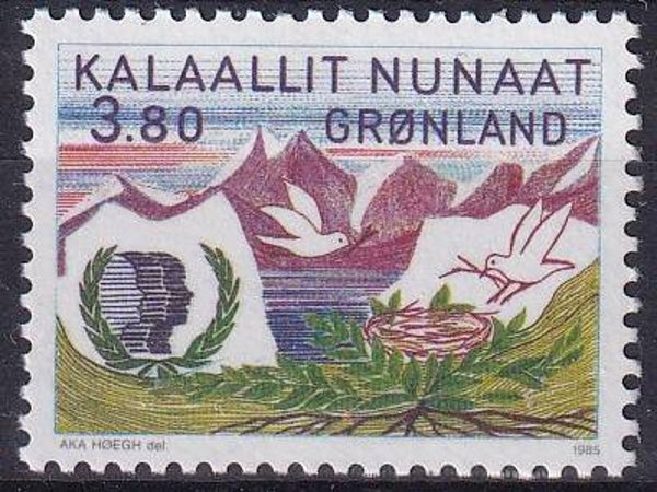 Groenland - 1985 - Jaar van de jeugd - Postfris