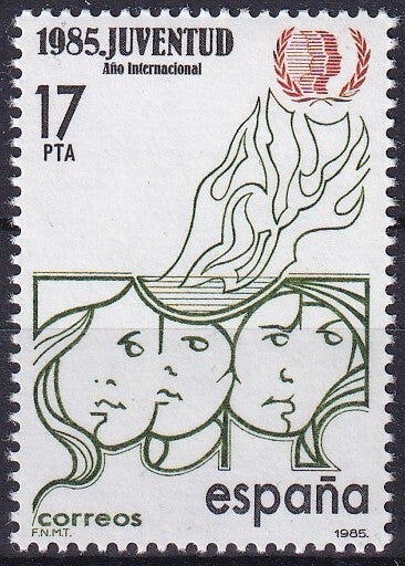 Spanje - 1985 - Jaar van de jeugd - Postfris