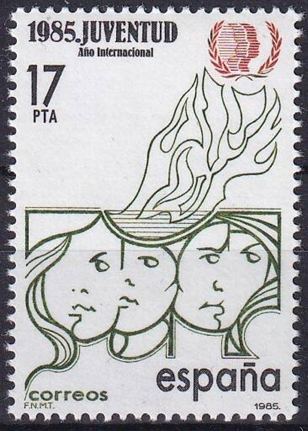 Spanje - 1985 - Jaar van de jeugd - Postfris