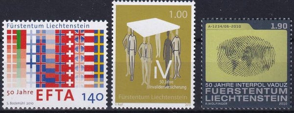 Liechtenstein - 2010 - Mix - Postfris
