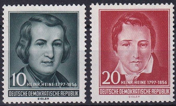 DDR - 1956 - H.Heine - Postfris