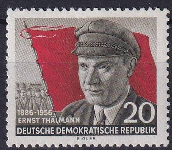 DDR - 1956 - E Thalmann - Postfris