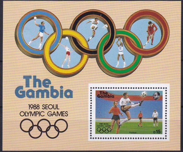 Gambia - 1987 - Olympische spelen - Postfris