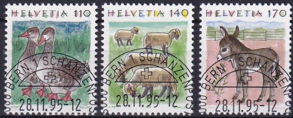 Zwitserland - 1995 - Definitives - Gestempeld