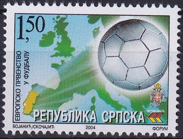 Bosnie Herzegovina - 2004 - Europese meeloper / Voetbal - Postfris