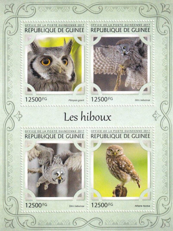Guinee - 2017 - Uilen - Postfris