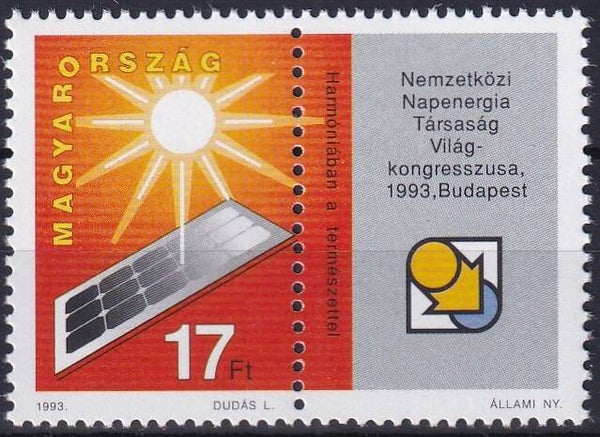 Hongarije - 1993 - Zonnenenergie - Postfris
