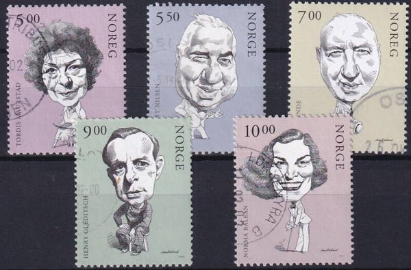Noorwegen - 2002 - Acteurs - Gestempeld