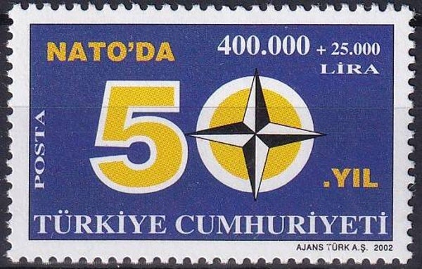 Turkije - 2002 - NATO / Europese meeloper - Postfris
