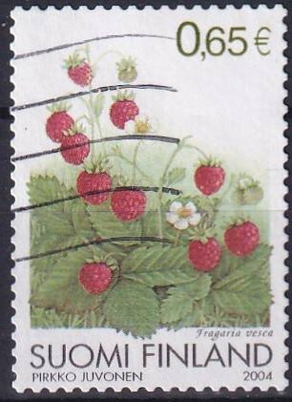 Finland - 2004 - Aardbeien - Gestempeld
