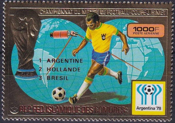 Comoren - 1978 - Voetbal / Goud - Postfris