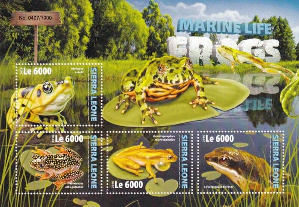 Sierra Leone - 2016 - Kikkers - Postfris