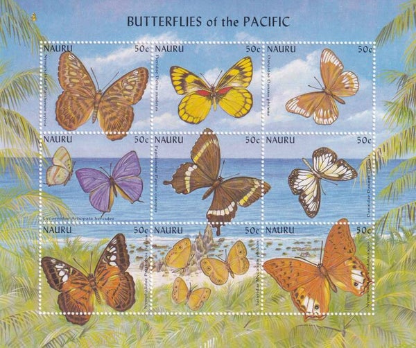 Nauru - 2002 - Vlinders - Postfris