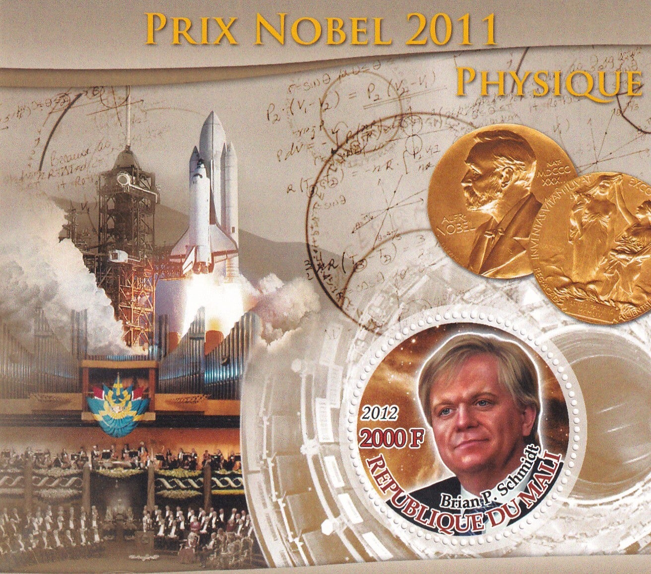 Mali - 2012 - Nobelprijs - Postfris