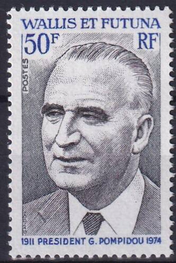 Wallis et Futuna - 1975 - Pompidou - Postfris