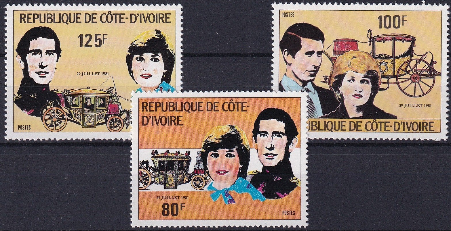 Ivoorkust - 1981 - Charles & Diana - Postfris